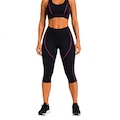 Conjunto Corsário Fitness Feminino NFOX Capri e Top Cropped para Academia Ciclismo Yoga ROSA