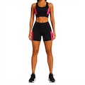 Kit Fitness Feminino NFOX Short com Bolso Lateral e Cropped Academia, Corrida, Ciclismo e Yoga ROSA
