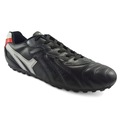Chuteira Society Adulto Mathaus Veneza Couro PRETO/VERMELHO