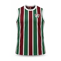 Camiseta Regata do Fluminense Ágil Tricolor Braziline - Masculina VERMELHO/VERDE