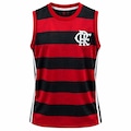Camiseta Regata do Flamengo Vivaz Rubro Negra Braziline - Masculina VERMELHO/PRETO