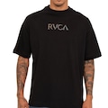 Camiseta RVCA Three Tone SM27 Masculina PRETO
