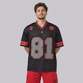 Camisa do Flamengo Football Oversized Masculina PRETO
