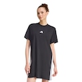 Vestido adidas Essentials 3 Stripes Feminino PRETO/BRANCO