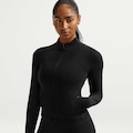 Jaqueta Dri-FIT Nike Manga Longa Zenvy Feminina PRETO