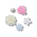 Jibbitz™ Crocs Floral Pack Com 5 Peças BRANCO