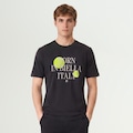 Camiseta Fila Regular Biella Italy Graphic Masculina PRETO