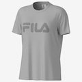 Camiseta Fila Letter Premium II Feminina CINZA/AZUL