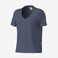 Camiseta Fila Regular V Basic Classic Feminina AZUL ESCURO