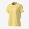 Camiseta Fila Regular Basic Outline Feminina AMARELO