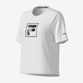 Camiseta Fila Like A Pro Graphic Run Feminina BRANCO