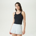 Camiseta Regata Fila Ribbed Letter Feminina PRETO