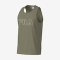 Camiseta Regata Fila Letter Outline Masculina VERDE