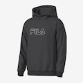 Casaco Com Capuz Fila Outline Light Masculino PRETO/BRANCO