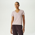 Camiseta Fila Regular V Basic Classic Feminina ROSA
