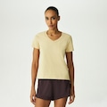 Camiseta Fila Regular V Basic Classic Feminina BRONZE