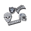 Jibbitz™ Crocs NFL Las Vegas Raiders Pack com 5 Peças BRANCO