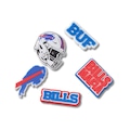 Jibbitz™ Crocs NFL Buffalo Bills Pack com 5 Peças BRANCO
