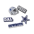 Jibbitz™ Crocs NFL Dallas Cowboys Pack com 5 Peças BRANCO