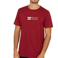 Camiseta Billabong United Plus Size Masculina VERMELHO