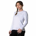 Camiseta Columbia M/L Neblina Feminina BRANCO/CINZA
