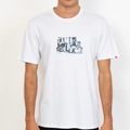Camiseta Quiksilver Rinse Masculina BRANCO