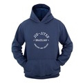 Blusão de Moletom com Capuz Ragor Estampa Jiu Jitsu Arm Lock Masculino AZUL