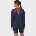 Camiseta Asics Manga Longa Road Graphic Ls Top - Feminina AZUL