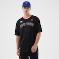 Camiseta New York Mets Regular MLB New Era Masculina PRETO