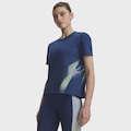 Camiseta Under Armour Velociti Flash Logo Feminina AZUL