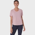 Camiseta Asics Road V Feminina ROSA