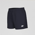 Short de Moletom New Balance Essential Coastal Fleece Feminino PRETO