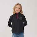 Blusão do Flamengo Tato Braziline Infantil PRETO