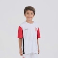 Camisa do Flamengo Riso Braziline Infantil PRETO/VERMELHO