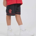 Bermuda do Flamengo Raio Braziline Infantil PRETO