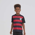 Camisa do Flamengo Balanco Braziline Infantil PRETO/VERMELHO
