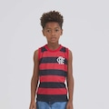 Camiseta Regata Flamengo Vivaz Braziline Infantil PRETO/VERMELHO