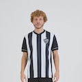 Camisa do Atlético Mineiro Capricho Braziline Masculina BRANCO/PRETO