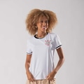 Camisa do Corinthians Lumina Braziline Feminina BRANCO