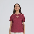 Camisa do Fluminense Soltar Braziline Feminina VINHO