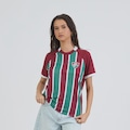 Camisa do Fluminense Truque Raglan Braziline Feminina VINHO