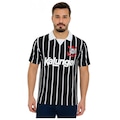 Camisa do Corinthians Oficial Kalunga Retrô - Masculina PRETO