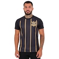 Camiseta do Corinthians Listrada - Masculina PRETO