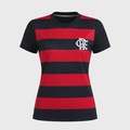 Camiseta Braziline Flamengo Balanço - Feminina VERMELHO