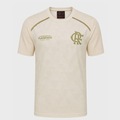Camiseta Braziline Flamengo Aureo - Masculina OFF WHITE