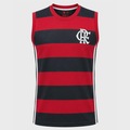 Camiseta Regata Braziline Flamengo Vivaz - Masculina PRETO/VERMELHO