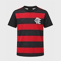 Camiseta Braziline Flamengo Balanço - Infantil PRETO/VERMELHO