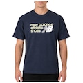 Camiseta New Balance Athletics Relaxed Premium Chest Masculina PRETO/BEGE
