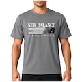 Camiseta New Balance Reimagined Graphic Masculina CINZA/BRANCO