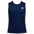 Opção de cor AZUL ESCURO de Camiseta Regata Fila Core Run Masculina